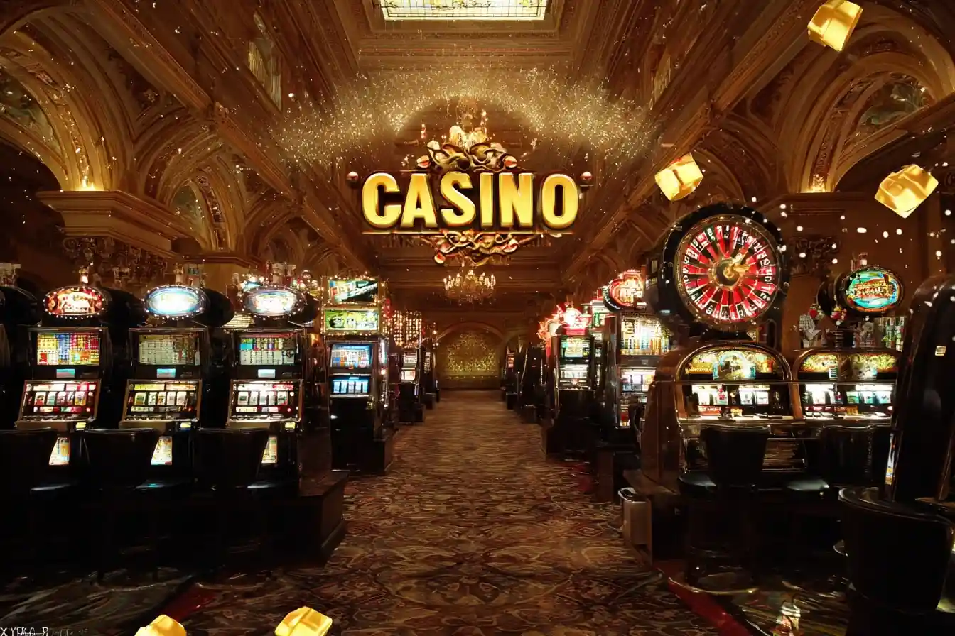 slot machine painting